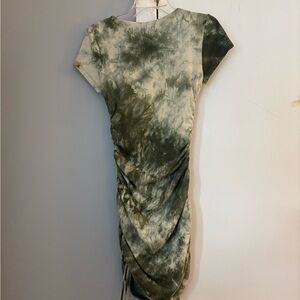 Tie-Dye Green Dress